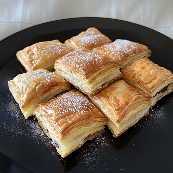 Blätterteigtaschen mit Toffifee