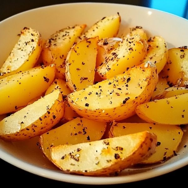 Fettarme Kartoffelspalten aus dem Ofen