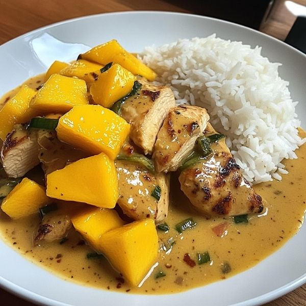 Feuervogels Indonesische Hähnchenbrust mit Mango