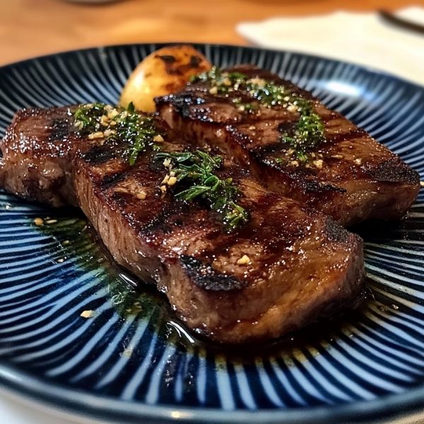 New York Strip Steak vom Grill