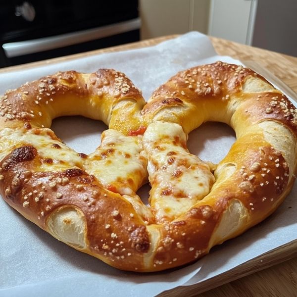 Pizza-Brezel