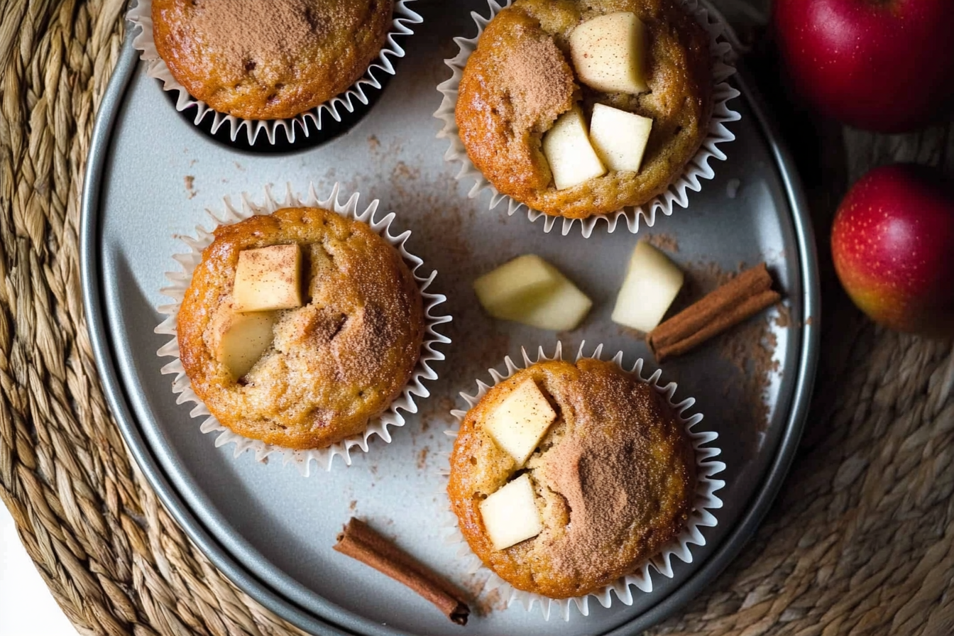 Apfelmuffins mit Zimt, super saftig