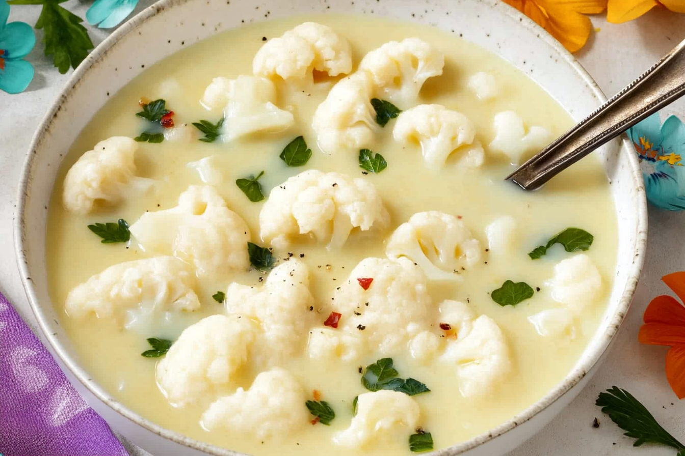 Blumenkohlsuppe nach Omas Rezept