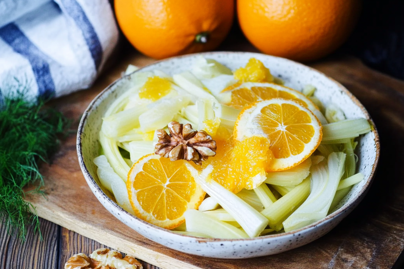 Fenchelsalat mit Orangen nach einfachem Rezept