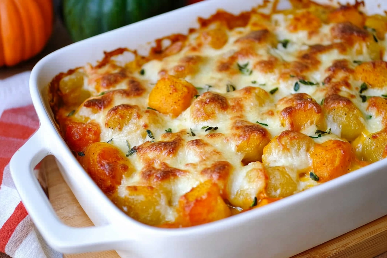 Gnocchi-Kürbis-Auflauf – bester Kürbisauflauf