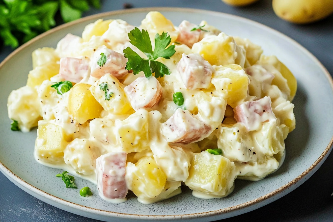 Kartoffelsalat mit Mayonnaise – Omas klassisches Rezept