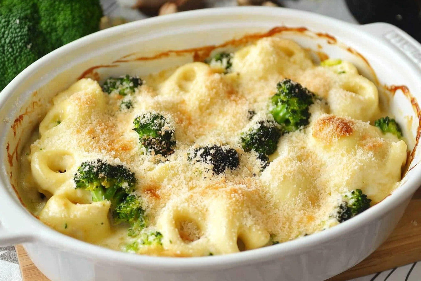 Tortellini-Brokkoli-Auflauf