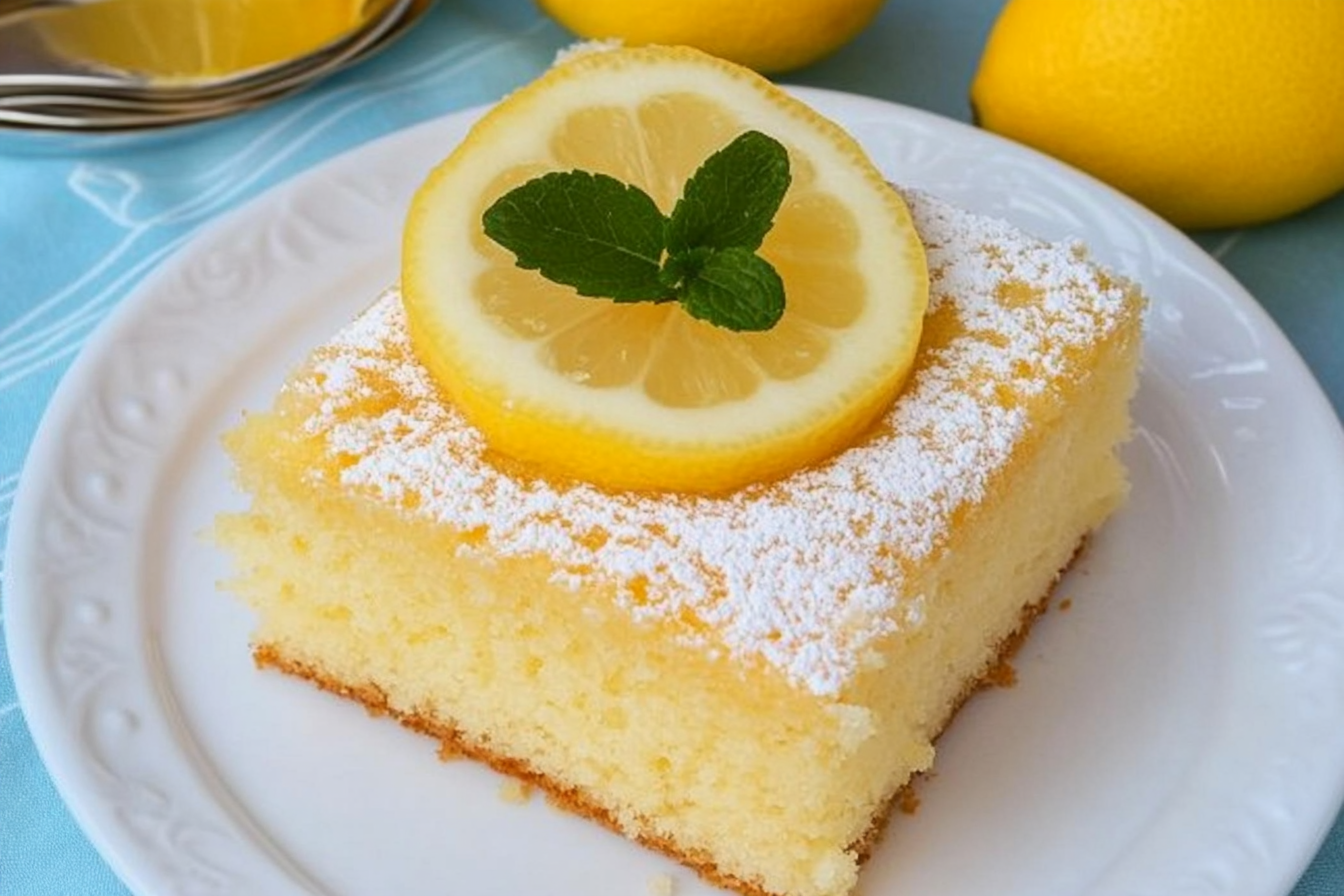Zitronenkuchen vom Blech